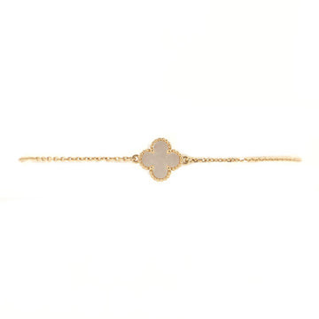 Van Cleef & Arpels Sweet Alhambra Bracelet 18K Yellow Gold and Mother of Pearl