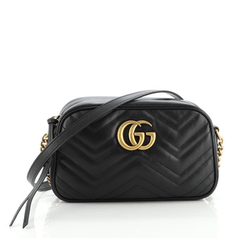 Gucci GG Marmont Shoulder Bag Matelasse Leather Small