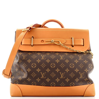 Louis Vuitton Steamer Monogram Legacy PM Brown in Coated Canvas