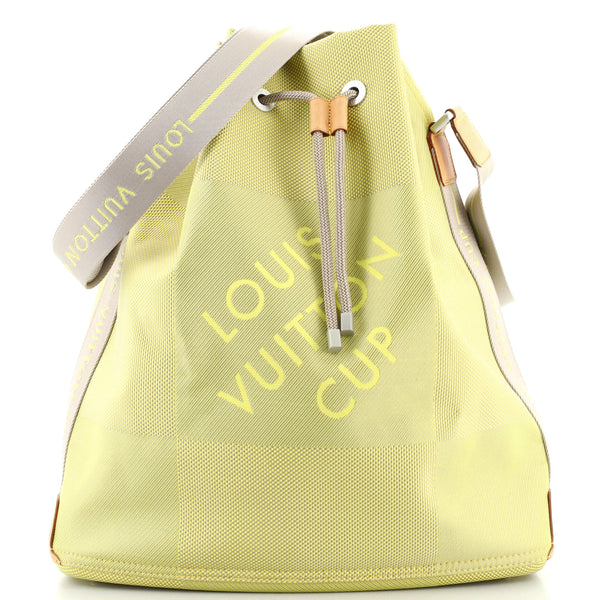 Louis Vuitton Louis Vuitton LV Cup Lime Green Damier Geant Bucket Bag