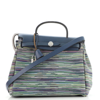 Hermes Herbag Vibrato and Leather PM