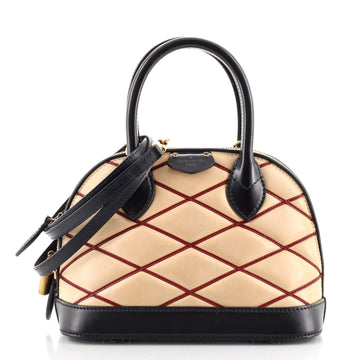 Louis Vuitton Alma Handbag Malletage Leather BB