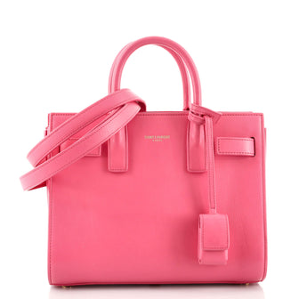 Saint Laurent Sac de Jour Bag Leather Nano