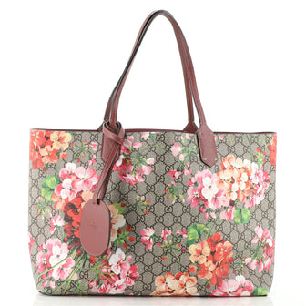 Gucci Reversible Tote Blooms GG Print Leather Medium