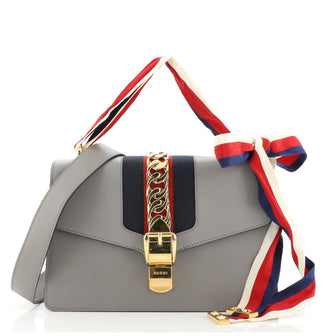 Gucci Sylvie Shoulder Bag Leather Small