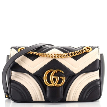 Gucci GG Marmont Flap Bag Matelasse Leather Small