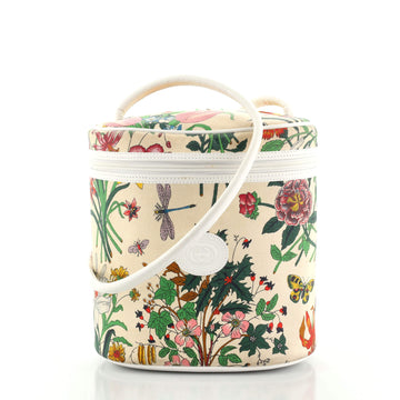 Gucci Vintage Vanity Bag Flora Canvas