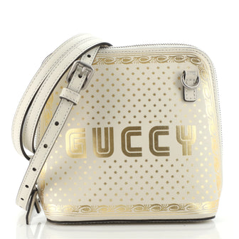 Gucci Dome Crossbody Bag Limited Edition Printed Leather Mini