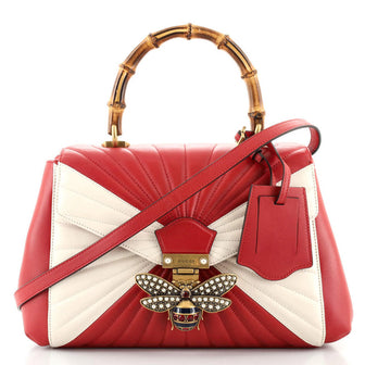 Gucci Queen Margaret Top Handle Bag Quilted Leather Medium