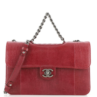 Chanel Perfect Edge Flap Bag Lizard Medium