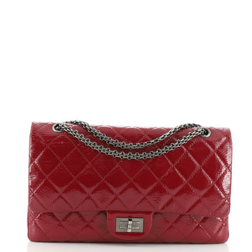 Chanel Reissue 2.55 Flap Bag Quilted Crinkled Patent 227
