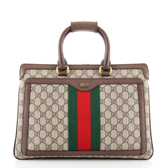Gucci Ophidia Convertible Backpack Briefcase GG Coated Canvas