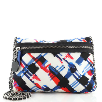 Chanel Airlines Crossbody Bag Printed Nylon Small