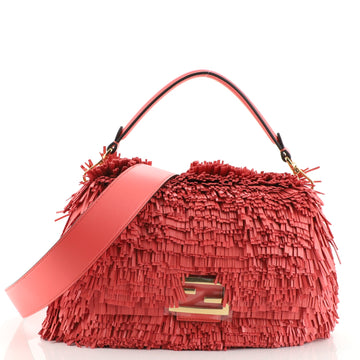 Fendi Baguette NM Bag Fringe Leather Medium