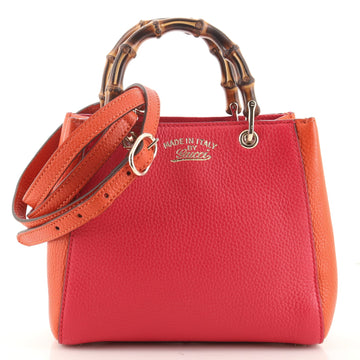 Gucci Bamboo Shopper Tote Leather Mini