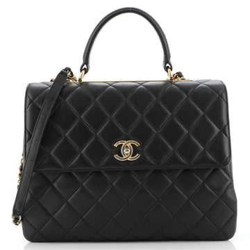 Chanel Trendy CC Top Handle Bag Quilted Lambskin Large