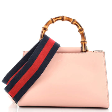 Gucci Nymphaea Top Handle Bag Leather Mini