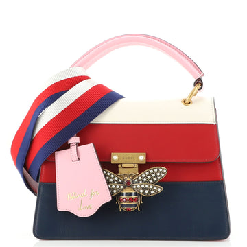 Gucci Queen Margaret Top Handle Bag Colorblock Leather Small