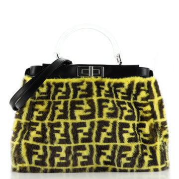 Fendi Peekaboo Bag Zucca Fur Regular