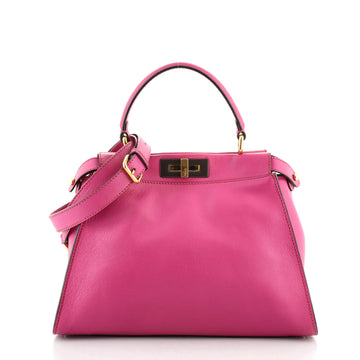 Fendi Peekaboo Bag Rigid Leather Regular