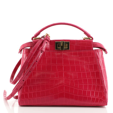 Fendi Peekaboo Bag Crocodile Mini