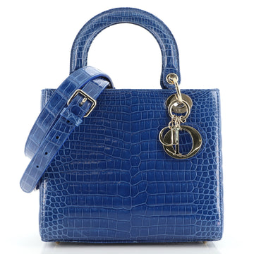Christian Dior Lady Dior Bag Crocodile Medium