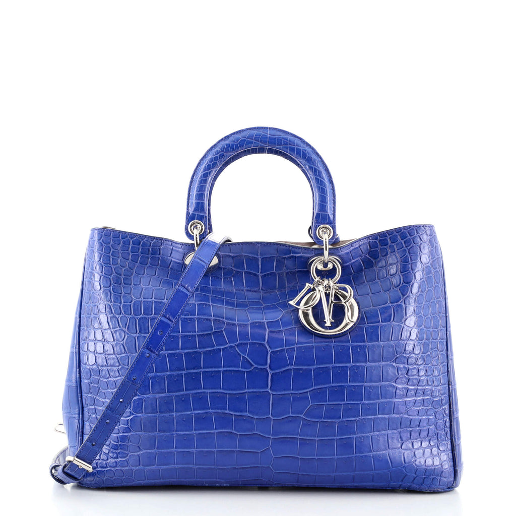 Christian Dior Diorissimo Tote Crocodile Large 125911