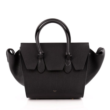 Celine Tie Knot Tote Grainy Leather Mini