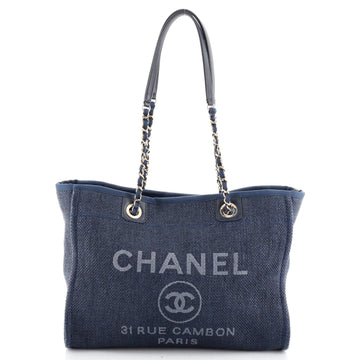 Chanel Deauville Tote Raffia Medium
