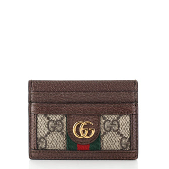 Gucci Ophidia Card Holder GG Coated Canvas
