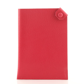 Hermes Tarmac Passport Holder Leather