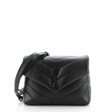 Saint Laurent LouLou Shoulder Bag Matelasse Chevron Leather Toy