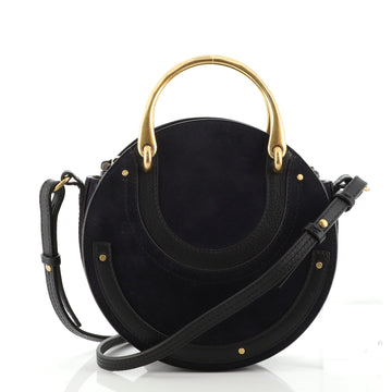 Chloe Pixie Crossbody Bag Leather and Suede Small