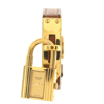 Hermes Kelly Quartz Watch Plated Metal and Leather 20