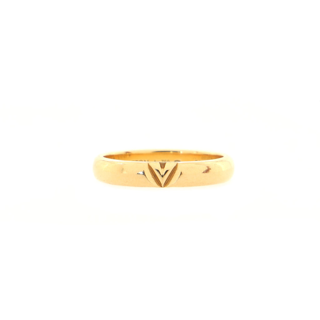 Louis Vuitton LV Volt Multi Wedding Band Ring 18K Yellow Gold