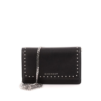 Givenchy Pandora Chain Wallet Studded Leather