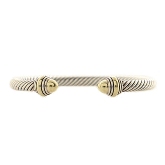 David Yurman Cable Classic Bracelet Sterling Silver with 14K Yellow Gold 5mm