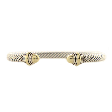 David Yurman Cable Classic Bracelet Sterling Silver with 14K Yellow Gold 5mm