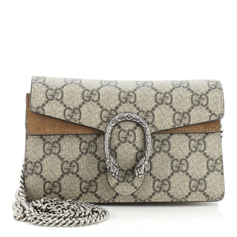 Gucci Dionysus Bag GG Coated Canvas Super Mini