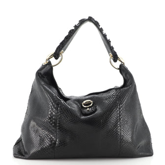 Gucci Sabrina Hobo Python Large