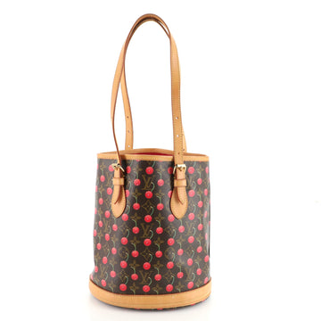 Louis Vuitton Bucket Bag Limited Edition Monogram Cerises