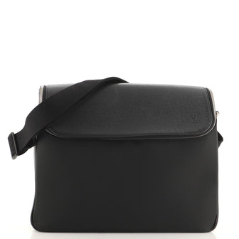 Louis Vuitton Taimyr Messenger Bag Taiga Leather and Canvas