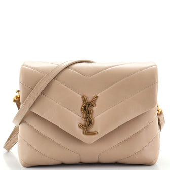 Saint Laurent LouLou Shoulder Bag Matelasse Chevron Leather Toy