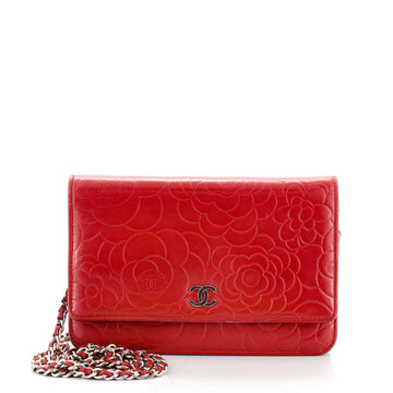 Chanel Wallet on Chain Camellia Lambskin
