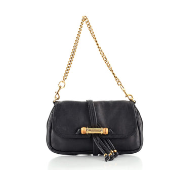 Gucci Bamboo Croisette Evening Bag Leather