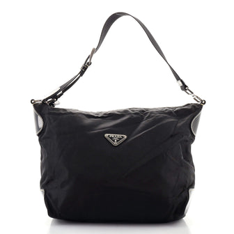 Prada Zip Messenger Bag Tessuto Medium