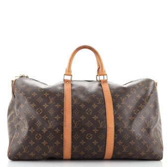Louis Vuitton Keepall Bandouliere Bag Monogram Canvas 50
