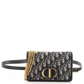 Christian Dior 30 Montaigne 2-in-1 Pouch Oblique Canvas