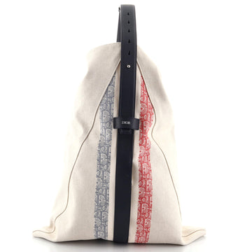 Christian Dior Voyage Sling Shopper Tote Canvas with Oblique Detail