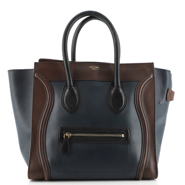 Celine Tricolor Luggage Bag Leather Mini